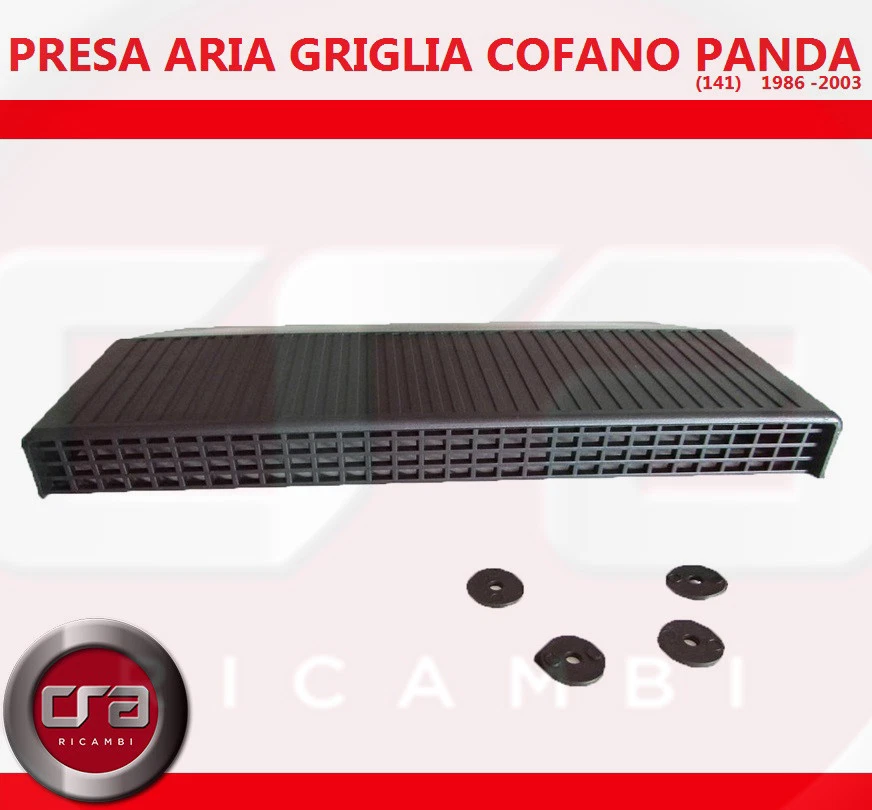 PRESA ARIA GRIGLIA COFANO ANTERIORE FIAT PANDA 141  DAL 1980 AL 2003  - Immagine 1 di 1