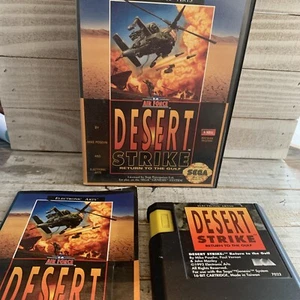 Desert Strike Return to the Gulf Sega Genesis W/manuel - Picture 1 of 3