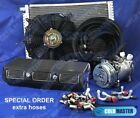UNIVERSAL UNDERDASH AIR CONDITIONER KIT 450 SPECIAL  extra hoses & ELECT HARNESS