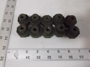 1/8" NPT UNION IRON BLACK 150# PLUMBING BRANDS VARY LOT OF 10 - Picture 1 of 4