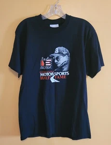 Motor Sports Hall of Fame Dale Earnhardt T-Shirt Medium NOS Free Shipping - Picture 1 of 5