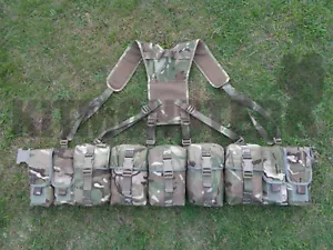 Complete British MTP MOLLE webbing set with yoke, Bravo model, size large - Picture 1 of 6