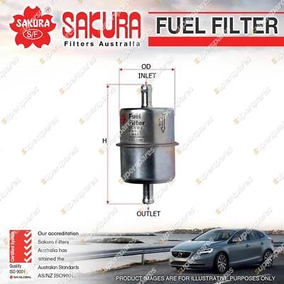 Sakura Fuel Filter for Toyota Corolla KE55 KE70 Petrol 4KC 1969-1976 Metal - image 1 of 2