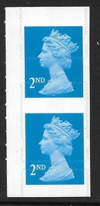 2. Klasse Dezimalmaschine selbstklebendes Paar mit Perf-Schaltung UNMONTIERT NEUWERTIG - Bild 1 von 1