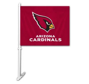 NFL ARIZONA CARDINAL 11"x15" HEAVY DUTY CAR FLAG - Picture 1 of 1