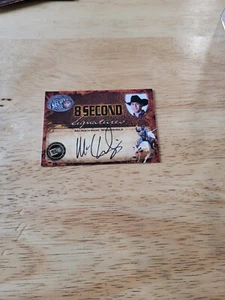 2009 Press Pass 8 Seconds PBR Autographs #MW1 McKennon Wimberly - Picture 1 of 2