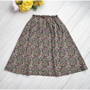 Falda de malla floral vintage Y2k malla grunge suave midi cintura elástica Anne Klein M L - Imagen 1 de 9