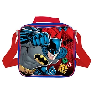 Juego de 3 bolsas de almuerzo térmicas aisladas de Batman para niños azul rojo DC Comics - Imagen 1 de 2
