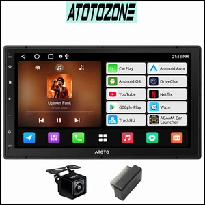ATOTO A5L 7" 2DIN Android Autoradio DriveChat AI Carplay Radio mit OBD2 Scanner - Bild 1 von 9