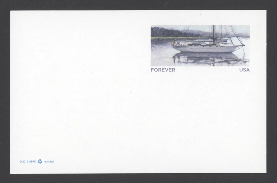 2012 Scott #UX627 Sailboat, Postal Card MNH - Image 1 of 1