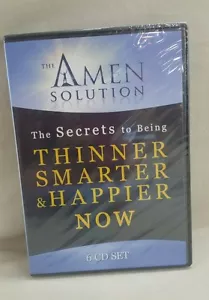 NEW THE AMEN SOLUTION: SECRETS TO BEING THINNER SMARTER & HAPPIER NOW - 6 CD SET - Foto 1 di 4