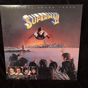 SUPERMAN II - OST Film Soundtrack, Ken Thorne - WB ST LP 1981 w/ inner ETCHED! - Picture 1 of 6