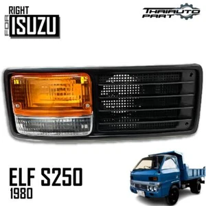 Turn Signal Rh Front Light Lamp W/ Side Grille Fit Isuzu Elf K-Tld55Z 1980-1984 - Picture 1 of 8