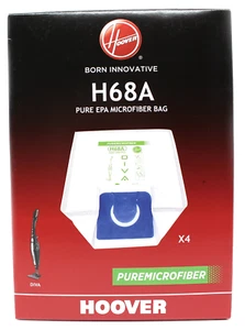 4 Sacchi Sacchetti di Microfibra per Aspirapolvere HOOVER Diva Ricambi Polvere - Foto 1 di 2