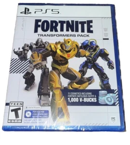 Fortnite Transformers Pack - PlayStation 5 PS5 NEW NO DISC CODE IN BOX - Picture 1 of 2