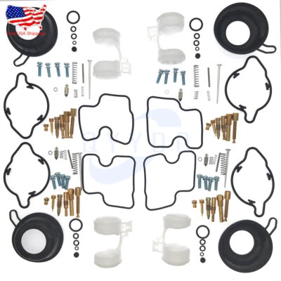 Kit de reparación de carburador de 4 piezas apto para flotador de diafragma Honda CBR600F2 1991-1994 Foto 1 de 4