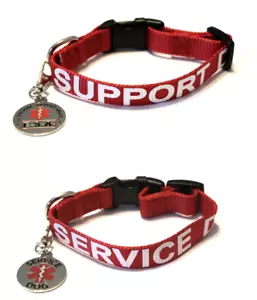 Service Dog | Emotional Support Animal Dog Collar Tag Harness ALL ACCESS CANINE™ - Picture 1 of 12