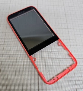 Original Nokia Nokia 225 RM-1012 front cover A-cover red NEW EOL ITEM - Picture 1 of 2