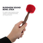  Red Wood Bowl Stick Relaxation Meditation Mallet Buddha Sound