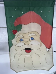 BANDERA CASA NAVIDAD SANTA CLAUS CON CAMPANAS. TAMAÑO GRANDE - Imagen 1 de 4