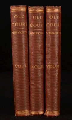 1867 3vol Old Court A Novel William Harrison Ainsworth First Edition - Image 1 of 4