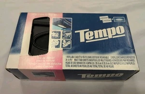 Vintage TEMPO Car Case Starter Kit Sunvisor Tissue Hold w/ 2 Refills, Sealed NOS - Picture 1 of 4