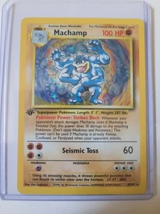 Machamp - 8/102 - 1st Edition Holographic 1999 Base Set - Picture 1 of 2