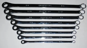 CRAFTSMAN 8 Stck. 12-Punkt langer Balken XL Doppel Box Ende Spezialeinsätze Schraubenschlüssel Set METRISCH - Bild 1 von 1