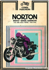 USED 1961-1974 Norton 750 and 850cc Twins Clymer Motorcycle Repair Manual - Picture 1 of 1