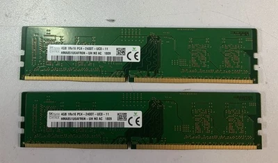 SK Hynix 8GB (4x2) Memory 1Rx16 PC4-2400T-UC0-11 HMA851U6AFR6N L- Q7E - Image 1 of 3