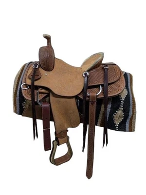 14'' New HR Saddlery Western Ranch Cutting Saddle 1-1246 - Image 1 of 4