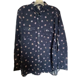 Eddie Bauer camicia da viaggio escursionismo con bottoni manica lunga XL - Foto 1 di 5