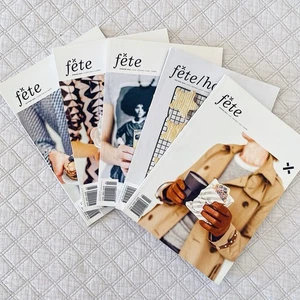 Lot 5x Editions FETE MAGAZINE: Live Design Love Share ~ 2013 - 2014 ~ Australian - Picture 1 of 24