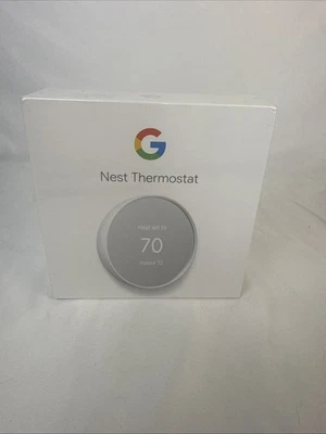 Google Nest Smart Thermostat, Snow - GA01334-US - Image 1 of 4
