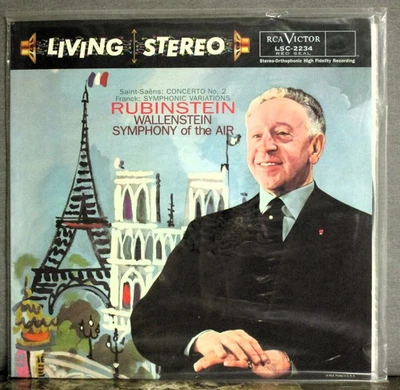 Rubinstein Saint Saens Cto #2 RCA LSC 2234 Classic Records #'d Still Sealed New - Image 1 of 3