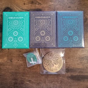 Obsession Playing Cards New & Sealed Thirdway Industries Limited Edition Deck - Foto 1 di 20