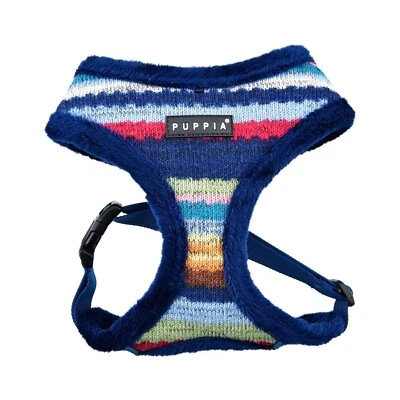 Arnés para Perros Puppia, Suave Ajustable Sin Tirar, Crayón Azul Marino, XL 22-30" Pecho Foto 1 de 2