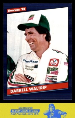 2019 Donruss 1986 Retro Darrell Waltrip card #158 Junior Johnson & Associates - Image 1 of 2