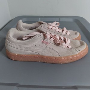 beige puma shoes