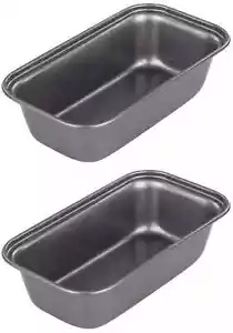 2 x Chef Aid Piccole Mini Pagnotte in Metallo Padella Antiaderente 10E10310 - Foto 1 di 5