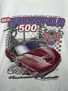 Vintage 2002 Indianapolis 500 Starting Field T-shirt Men 3XL Double Sided - Picture 1 of 11
