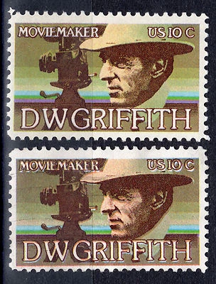 US # 1555 (1975) 10c - EFO: Color shift with color change.  Woops! - Image 1 of 4