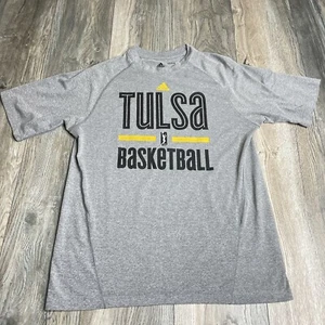 Tulsa Basketball WNBA Adidas Men's XS T-Shirt Clima-Lite On Court ClimaLite - Picture 1 of 6