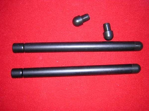 Alloy Clip On Bars. Black. With Extra Nylon End Bungs. New,( - Picture 1 of 1