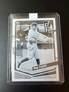 Nap Lajoie 2023 Panini Donruss Baseball #227 - Black & White - Picture 1 of 3