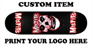 8,5x32,5 Patineta Calavera Sangrienta Premium Madera de Arce Mazo Mazo Mazo Alta Calidad - Imagen 1 de 3