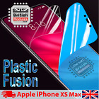 iPhone XS Max stoßfest Nano Kunststoff Fusion Shield Film Gel Displayschutzfolie