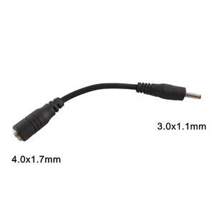 DC Power Jack 4,0 x 1,7 mm Buchse auf 3,0 x 1,1 mm Stecker Adapterkabel für Acer - Bild 1 von 5