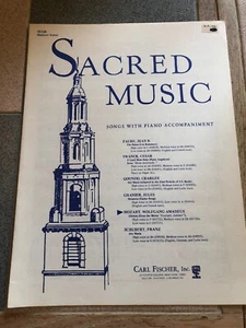 Alleluja From Mozart Motet Exultate Jubilate for Medium Voice Carl Fischer Piano - Picture 1 of 4