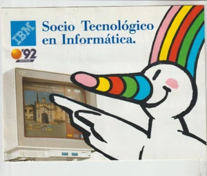 Expo 92 Sevilla Folleto Informativo de IBM en Expo año 1992 (GZ-648) - Picture 1 of 1